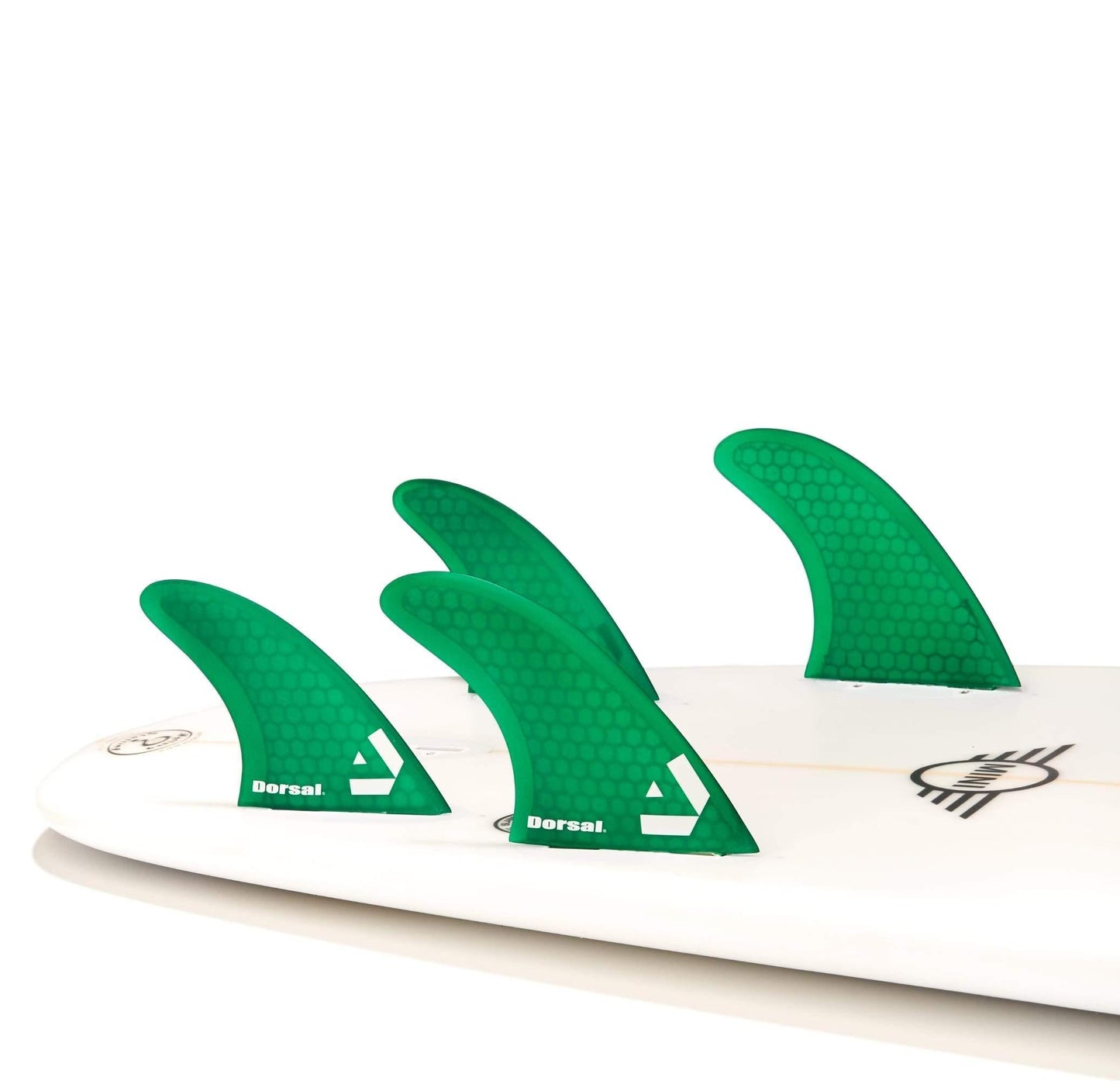 DORSAL Surfboard Fins Quad 4 Set FCS Compatible