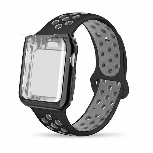 Two Tone Sports Porous Breathable Silicone Strap