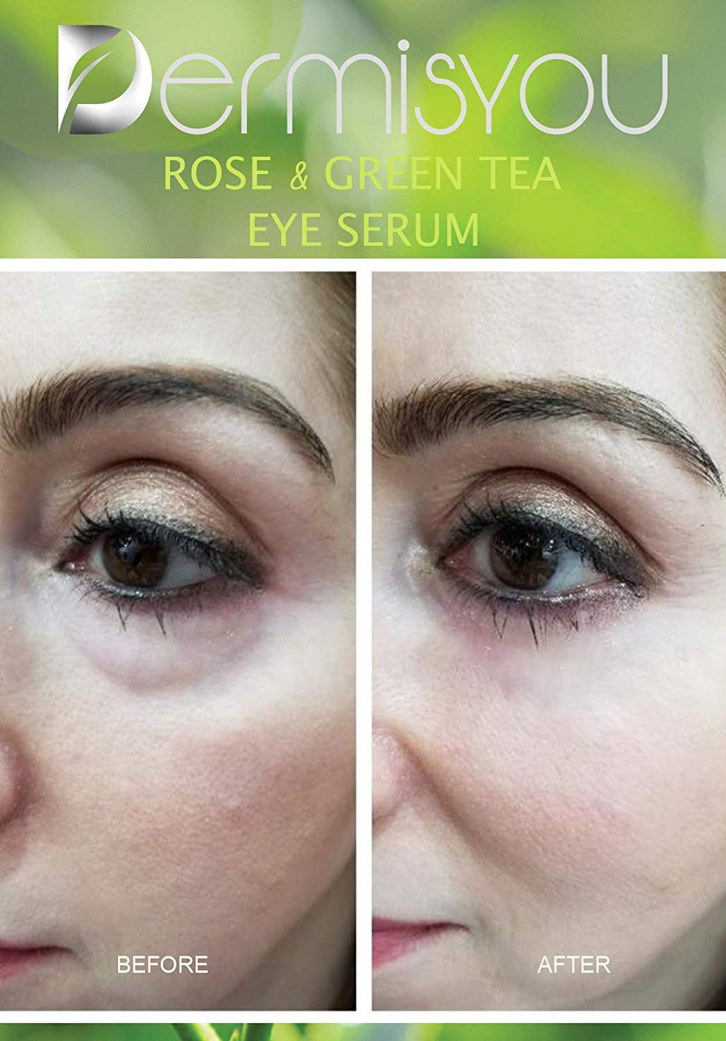 Anti-Wrinkle Eye Serum with Green Tea & Rose Water