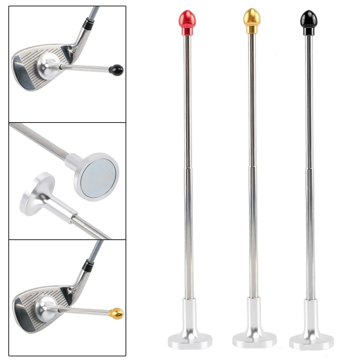 Golf Magnetic Alignment Tool Golf Direction Rod Golf Club Alignment