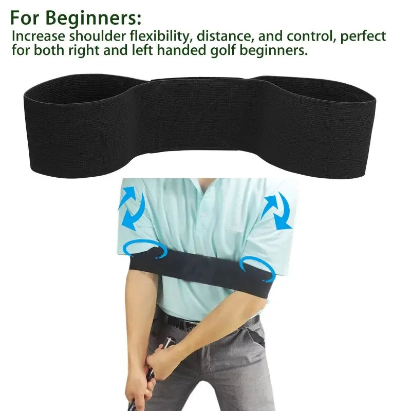 1PC Professional Elastic Golf Swing Trainer Arm Band, Golf Swing