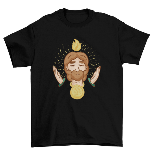 Saint Jude illustration t-shirt