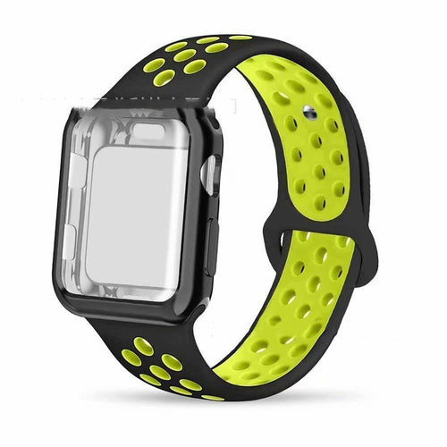 Two Tone Sports Porous Breathable Silicone Strap