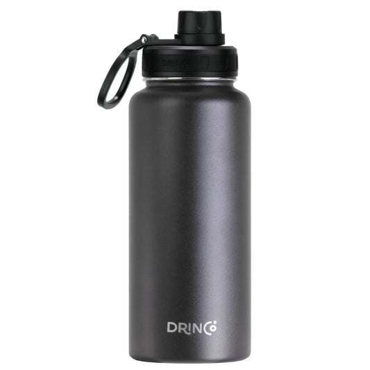 DRINCO® 32oz Stainless Steel Water Bottle - Black Orchid Lavender
