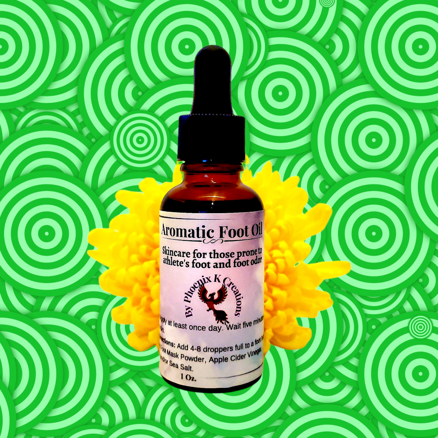 Organic Aromatic Foot Oil- Skincare for Athlete's Foot