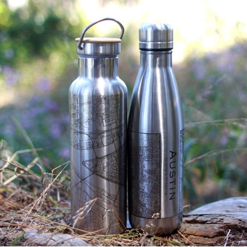 Delavan - Wisconsin Map Insulated Bottle