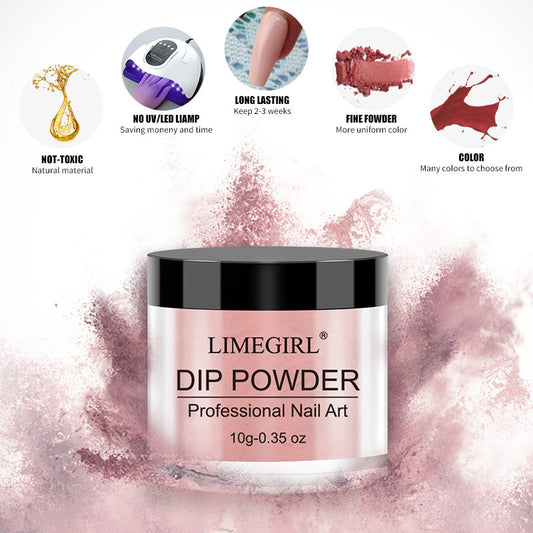 Limegirl Dip Powder Nail Set Starter 32 Colors/4 Piece Set Glitter